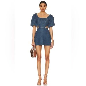 Show Me Your MuMu Blue Denim Dress